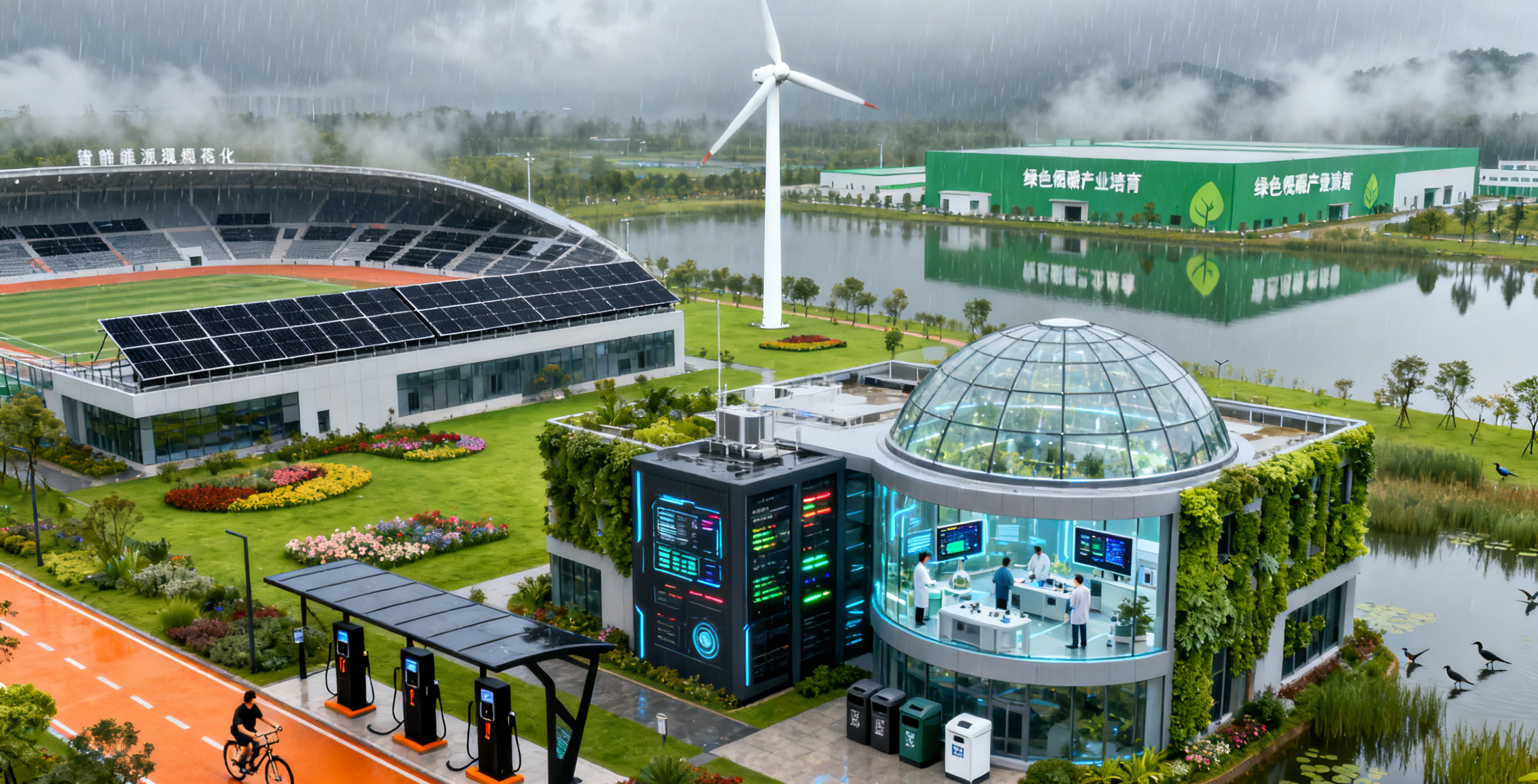 智慧與綠色雙輪驅動:零碳園區的核心邏輯-零碳綜合能源站-地大熱能 智慧與綠色雙輪驅動:零碳園區的核心邏輯-零碳綜合能源站-地大熱能